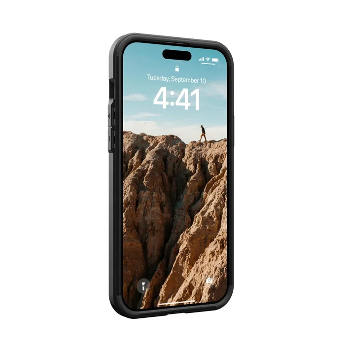 Urban Armor Gear Funda Rugged Case Civilian Series para Apple iPhone 15 Plus 6.7 Pulgadas Negro | Resistente a Impactos y Golpes | Carga Inalámbrica