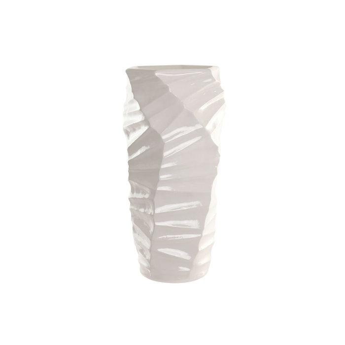 DKD Home Decor Macetero de Fibra de Vidrio Blanco 35x35x71,5 cm DKD Home Decor Macetero de Fibra de Vidrio Blanco 35x35x71,5 cm
