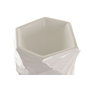 DKD Home Decor Macetero de Fibra de Vidrio Blanco 35x35x71,5 cm