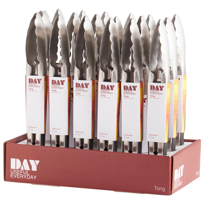 Day Pinzas de Cocina 27 cm con Bloqueo de Cierre de Acero Inoxidable