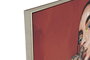 DKD Home Decor Cuadro Lienzo Chica Leopardo 100x100x3,5 cm
