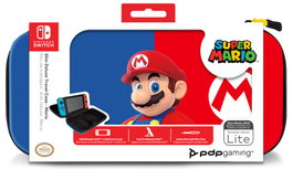 PDP Slim Deluxe Travel Case Super Mario (Azul/Rojo) para Lite
