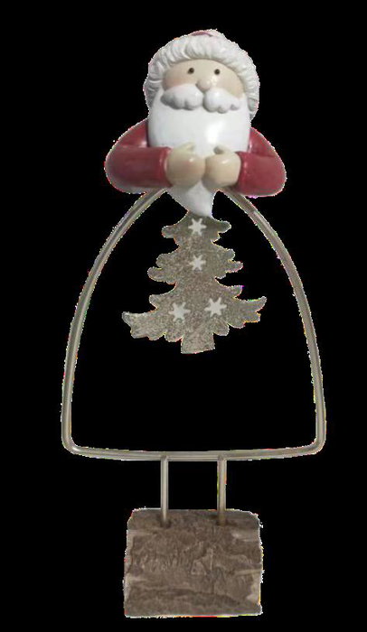 DKD Home Decor Surtido de 6 Figuras de Resina para Navidad Tradicional
