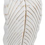Portavelas Hoja Blanco Metal Decoración 20 X 19 X 92 cm