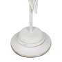 Portavelas Hoja Blanco Metal Decoración 20 X 19 X 92 cm
