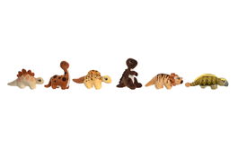 DKD Home Decor Peluche Multicolor Poliester Hecho a Mano 22 x 14.5 x 9 cm (12 Unidades)