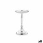 Candelabro Gift Decor Plateado Plata Aluminio 11 x 12,5 x 11 cm 10 x 17 x 8,5 cm (8 Unidades)