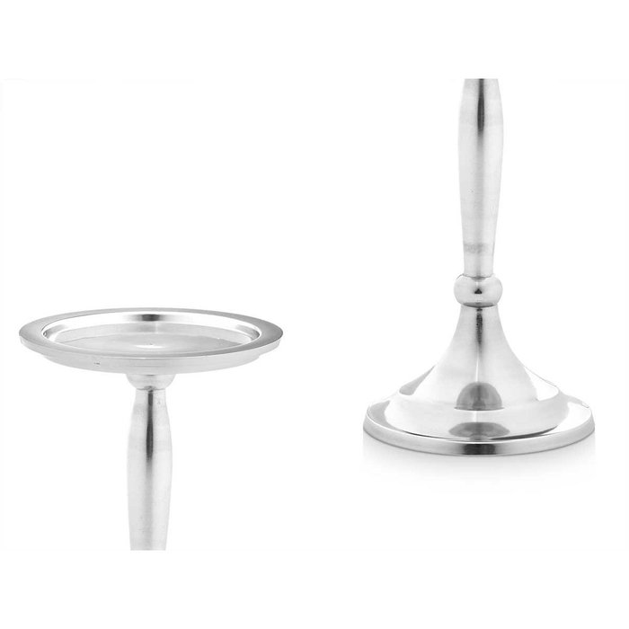 Candelabro Gift Decor Plateado Plata Aluminio 11 x 12,5 x 11 cm 10 x 17 x 8,5 cm (8 Unidades) Candelabro Gift Decor Plateado Plata Aluminio 11 x 12,5 x 11 cm 10 x 17 x 8,5 cm (8 Unidades)