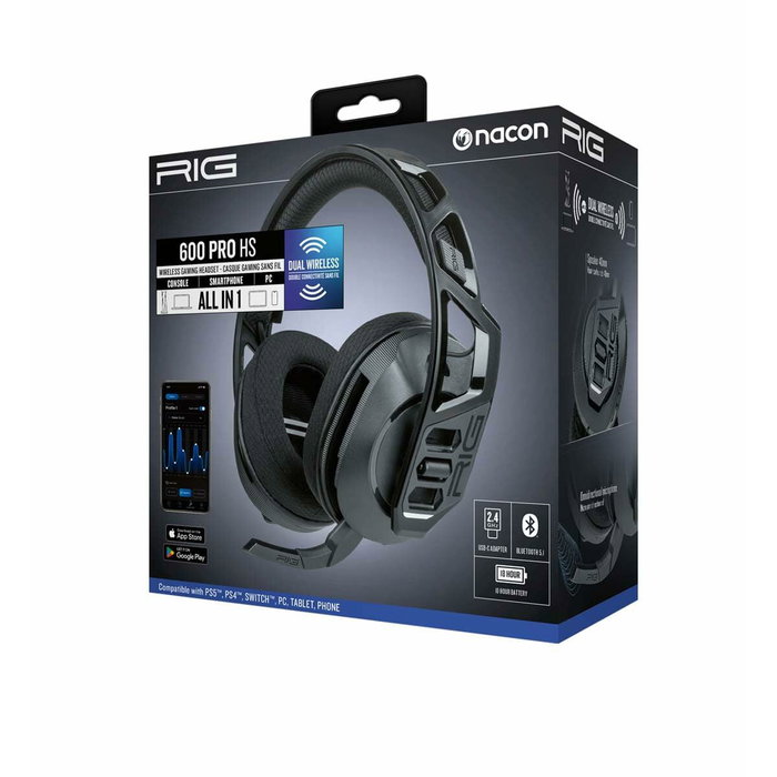 Nacon Rig 600 Pro HS Auriculares Gaming para PS5 Negro Nacon Rig 600 Pro HS Auriculares Gaming para PS5 Negro