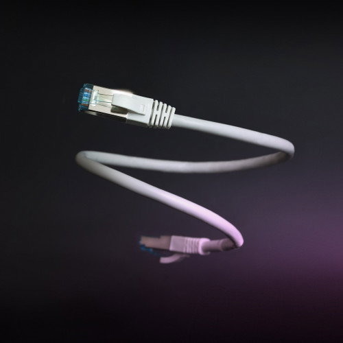 Nanocable Cable de Red Cat.7 600MHz LSZH SFTP PIMF AWG26 Blanco 50 cm