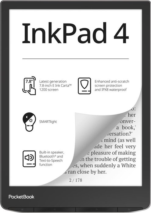 PocketBook InkPad 4 32GB Stardust Silver PocketBook InkPad 4 32GB Stardust Silver
