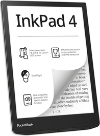 Pocketbook InkPad 4 Ereader - Libro Electrónico 7.8 Pulgadas, 32 GB, Color Stardust Silver