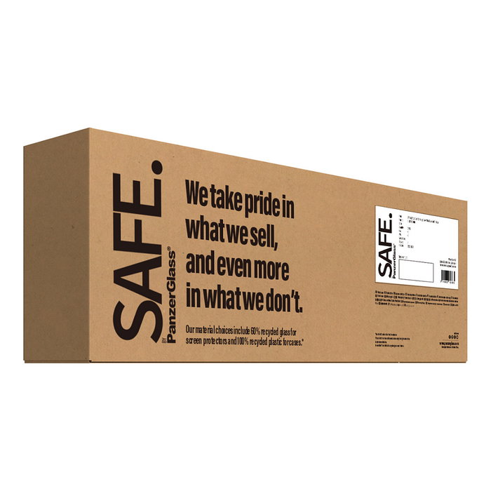 PanzerGlass SAFE by TPU Case para Samsung Galaxy A36 5G, Funda Protectora Resistente a Golpes y Rayones en Color Negro - Bulk (50 piezas)