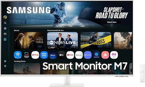 Monitor smart samsung m7 s43fm701uu 43' 4k multimedia smart tv negro
