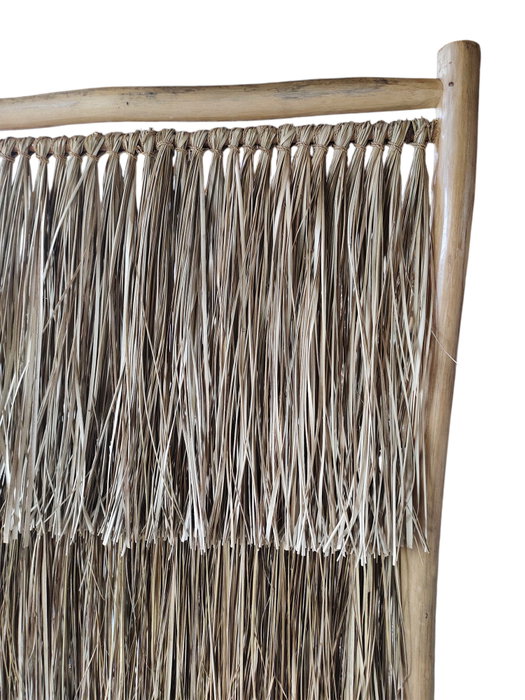 DKD Home Decor Biombo Balines Teak Root Items Fibras Naturales Natural 130 x 30 x 180 cm