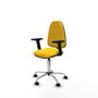 PIQUERAS Y CRESPO Silla de oficina Aýna Amarillo con Brazos 2D