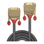 LINDY Cable DVI-D Dual Link Gold Line 0.5 m 28 AWG Chapado en Oro Gris - Referencia 36200