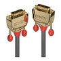 LINDY Cable DVI-D Dual Link Gold Line 0.5 m 28 AWG Chapado en Oro Gris - Referencia 36200