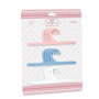Muñecas Arias Set de 12 Perchas (4 Rosa, 4 Azul, 4 Blanca)