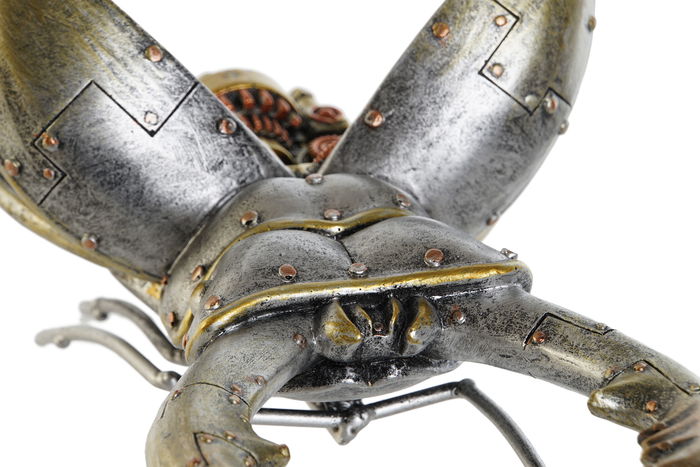 DKD Home Decor Figura Decorativa Escarabajo Resina Gris Multicolor 14 x 11 x 22 cm DKD Home Decor Figura Decorativa Escarabajo Resina Gris Multicolor 14 x 11 x 22 cm