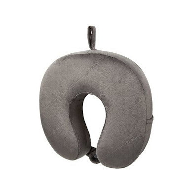 Wenger SwissGear 611884 Almohada de Viaje para Cuello con Memory Foam - Gris