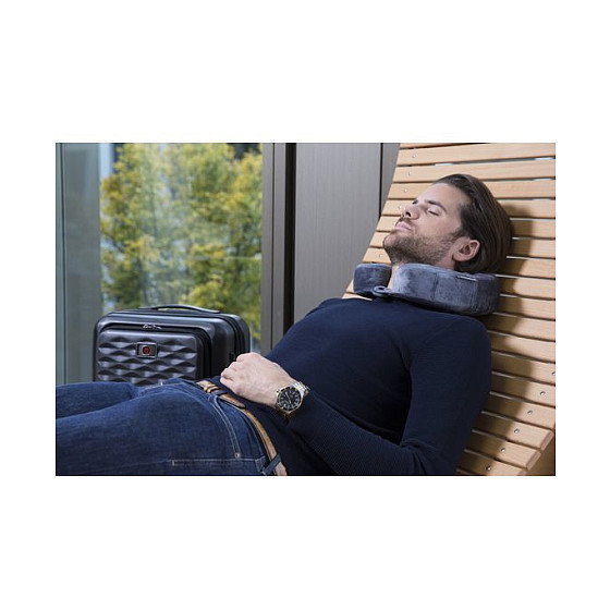 Wenger SwissGear 611884 Almohada de Viaje para Cuello con Memory Foam - Gris