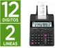 Casio HR-150RCE Calculadora de Oficina con Impresora de 12 Dígitos, Funciones de Margen e Impuestos, Tinta Roja y Negra