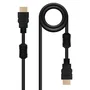 Nano Cable 10.15.1802 Cable HDMI Macho a Macho 1.8m Negro, Versión 1.4, Alta Velocidad con Ferrita, Conectores Chapados en Oro