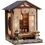 Nookland Book Nook - Kit de bricolaje DIY para construir un sujetalibros escena 3D, Zen House, modelo de madera, 12.5 x 12 x 17 cm