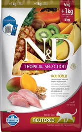 Farmina N&D Cat Tropical Selection Neutered Pollo 4+1 kg