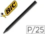 Plastidecor Caja con 25 Lápices Unicolor Negro -09 para Uso Escolar