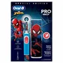 Oral-B Pro Kids Spiderman Cepillo de dientes eléctrico con Estuche de Viaje