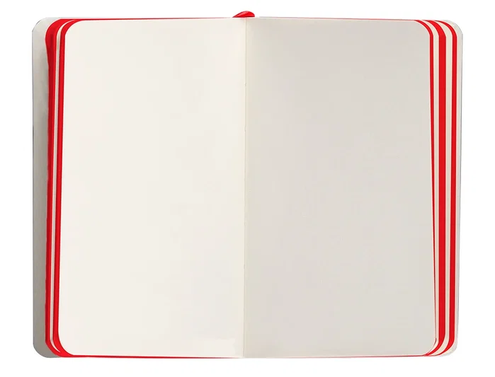 Antartik Cuaderno A6 Tapa Blanda Hojas Lisas Negro y Rojo 100 Hojas 80 gr FSC