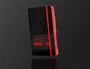 Antartik Cuaderno A6 Tapa Blanda Hojas Lisas Negro y Rojo 100 Hojas 80 gr FSC