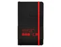 Antartik Cuaderno A6 Tapa Blanda Hojas Lisas Negro y Rojo 100 Hojas 80 gr FSC