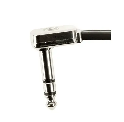 Ernieball Cable Eb Patch Flat Ribbon Trs 24" Negro Cable de Conexión Estéreo de Perfil Plano para Pedalera Ernieball Cable Eb Patch Flat Ribbon Trs 24" Negro Cable de Conexión Estéreo de Perfil Plano para Pedalera