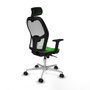 PIQUERAS Y CRESPO Silla de Oficina Jorquera Verde y Blanca