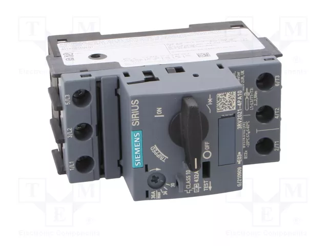 SIEMENS 3RV2021-4PA10 Interruptor motorizado 18,5kW