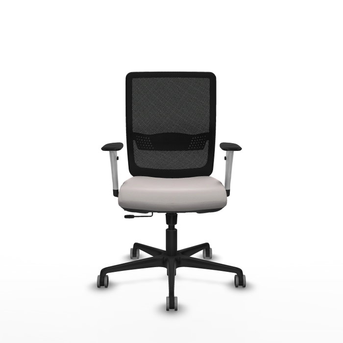 PIQUERAS Y CRESPO Silla de oficina Haches Blanco y Negro PIQUERAS Y CRESPO Silla de oficina Haches Blanco y Negro