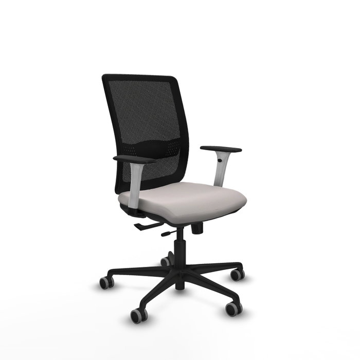 PIQUERAS Y CRESPO Silla de oficina Haches Blanco y Negro PIQUERAS Y CRESPO Silla de oficina Haches Blanco y Negro