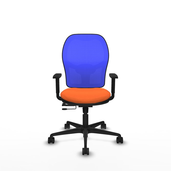 PIQUERAS Y CRESPO Silla de oficina Jorquera Naranja y Azul PIQUERAS Y CRESPO Silla de oficina Jorquera Naranja y Azul