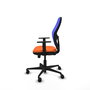 PIQUERAS Y CRESPO Silla de oficina Jorquera Naranja y Azul