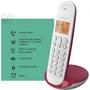 Logicom LOG3483071500155 Teléfono Inalámbrico Fijo DECT ILOA 150 Solo Frambuesa Sin Contestador Automático