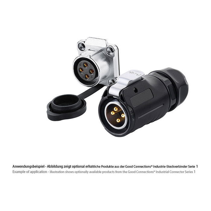 GoodConnections S1 Industrie-Kupplung - Power 4-Pin M20