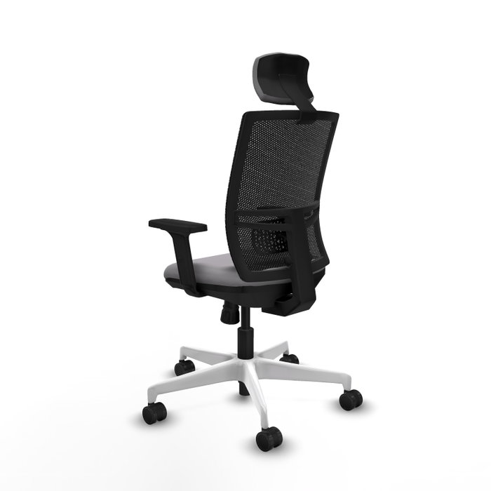 PIQUERAS Y CRESPO Silla de oficina Yunquera con mecanismo Sincro, Gris y Negro PIQUERAS Y CRESPO Silla de oficina Yunquera con mecanismo Sincro, Gris y Negro