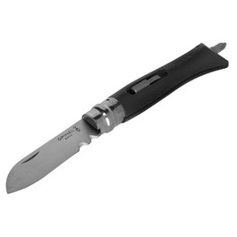 Opinel Navaja de bolsillo No. 09 gris con juego de puntas
