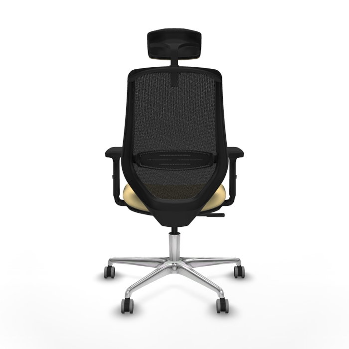 PIQUERAS Y CRESPO Silla de oficina Mardos con mecanismo Sincro, Crema y Negro PIQUERAS Y CRESPO Silla de oficina Mardos con mecanismo Sincro, Crema y Negro