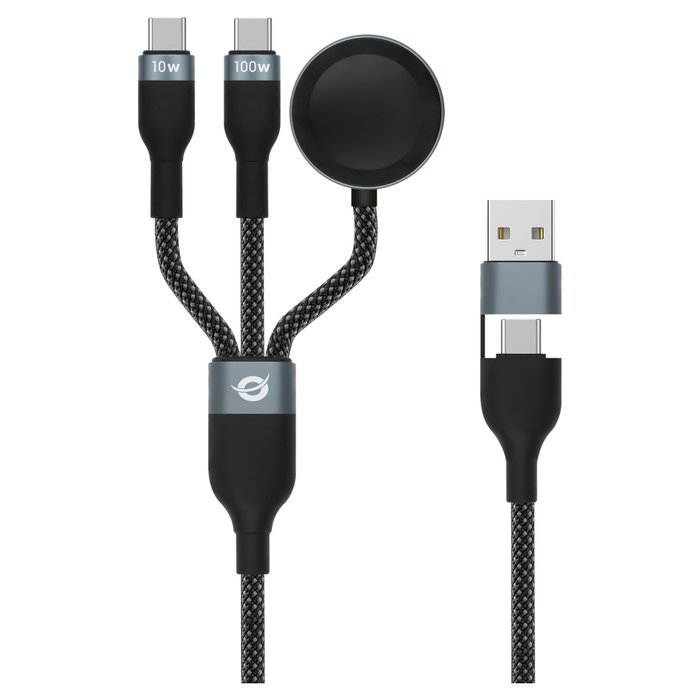 Conceptronic Cable USB A a 2 x USB C ETTA08B15 de 1,5 m Negro Conceptronic Cable USB A a 2 x USB C ETTA08B15 de 1,5 m Negro