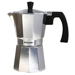 WECOOK Cafetera de Aluminio Finstock Tradicional Paola 3 Taza 40103