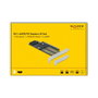 DeLOCK Tarjeta PCIe x16 a M.2 Key B + M.2 NVMe Key M + mSATA, Factor de Forma Low Profile, PCIe 4.0, Compatible con Windows 10/8.1